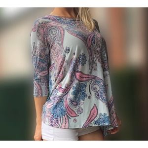 Honeyme Colorful Summer Women's Tunika Dress Sz S